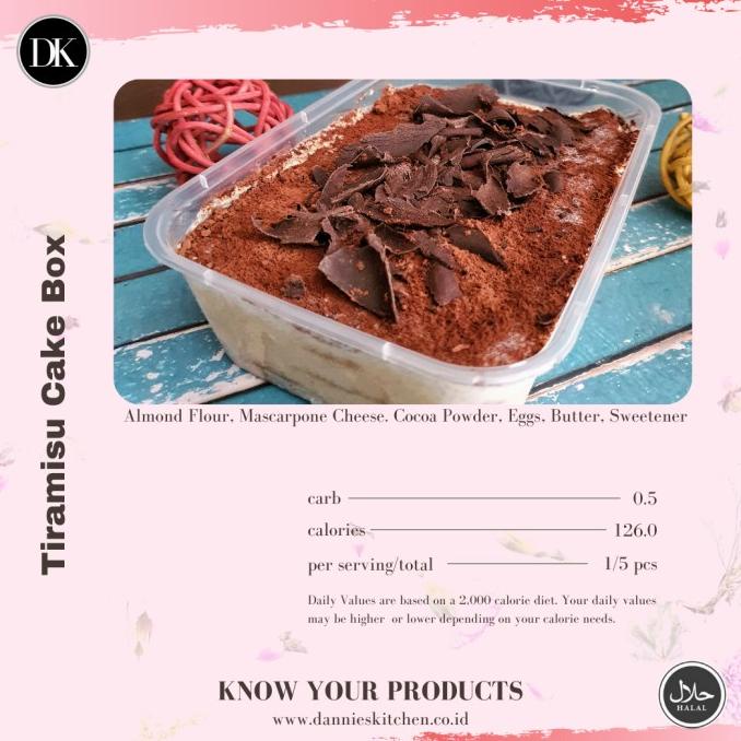 

Tiramisu Cake Box KETO TERLARIS