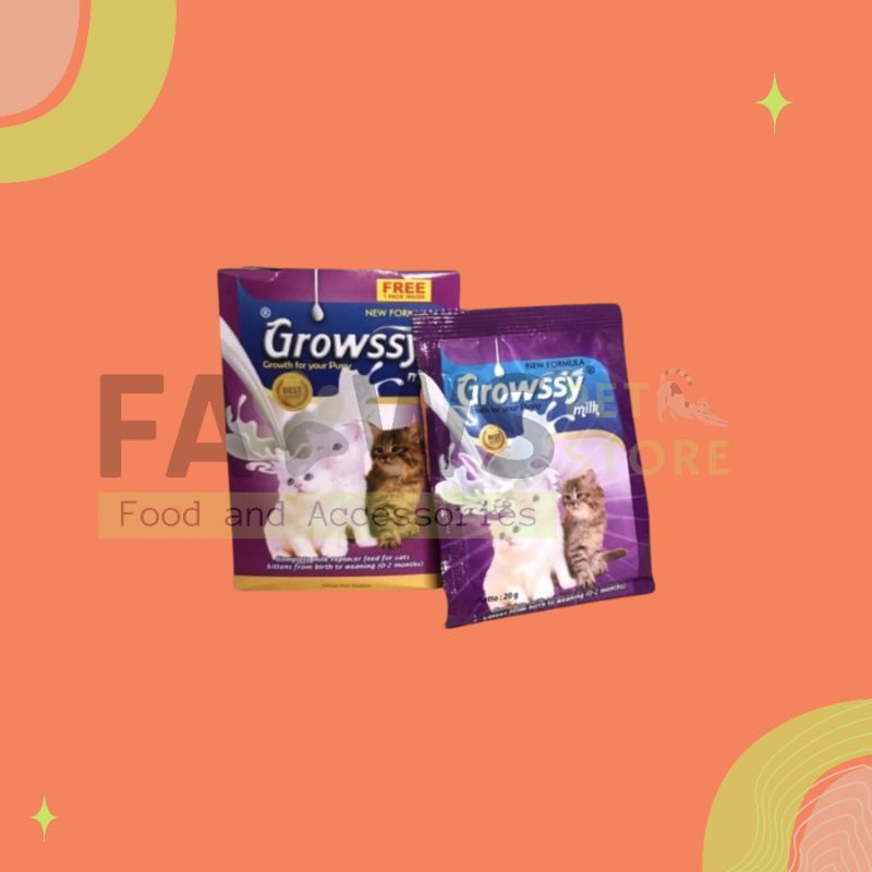 Growsy Milk Cat Mother Baby / Susu Kucing Growsy 20gr 1pcs