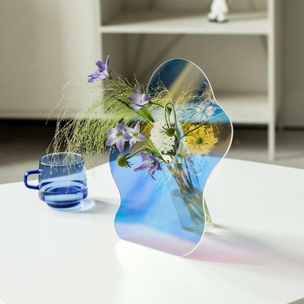 Populer Vas Akrilik Hadiah Vas Bunga Kreatif Untuk Ruang Tamu
