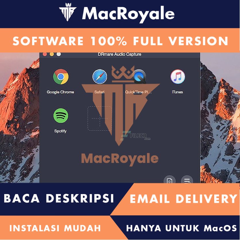[MacOS] DRmare Audio Capture Full Version Lifetime Full Garansi