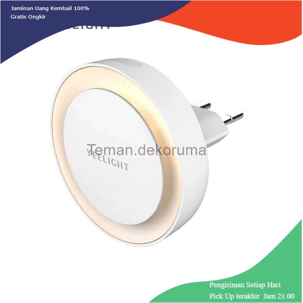 TD - LMP YEELIGHT Lampu Tidur LED EU Plug Sensor Cahaya Warm White 220V 0.4W - YLYD11YL