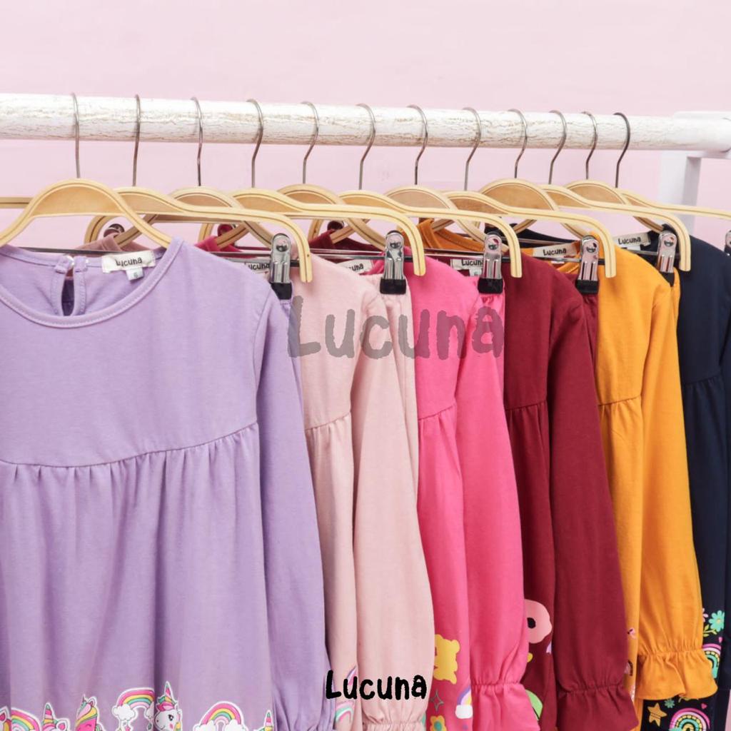 PROMO 7.7 SMILEE LUCUNA TUNIK RANIA 2 - 10 TAHUN SMILEE SETELAN PANJANG MUSLIM TUNIC RAYA ANAK PEREMPUAN BAJU LEBARAN ANAK