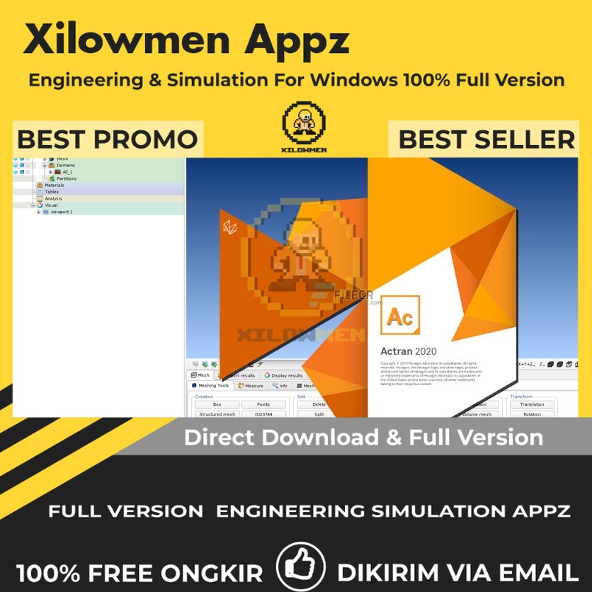 [Full Version] MSC Actran 2020 Pro Engineering Software Lifetime Win OS