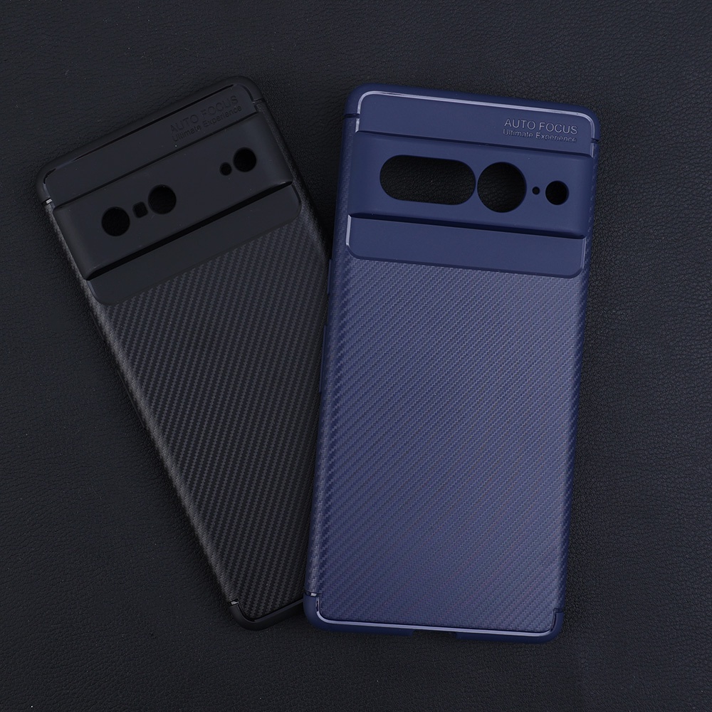 Casing Ponsel Anti Jatuh Kompatibel Untuk Google Pixel7Seri/Carbon Fiber Shell/Casing TPU Cocok Untuk Google Pixel7 Pro/Aksesoris Ponsel