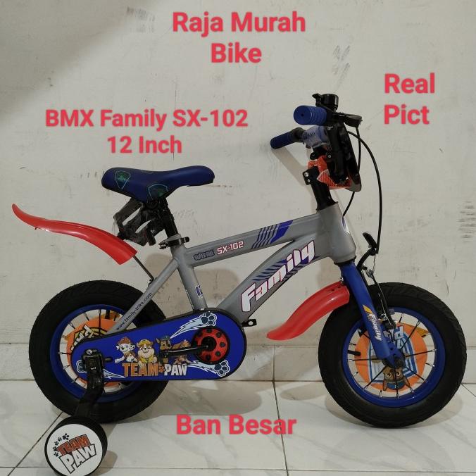 Sepeda Anak Bmx Family Sx-102 Paw Patrol 12 Inch Sepeda 12 Inch Family