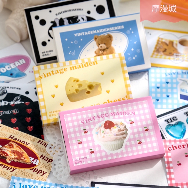 

[BUJOYUK] Sticker Book Old American Style - Stiker Notebook 40 Lembar