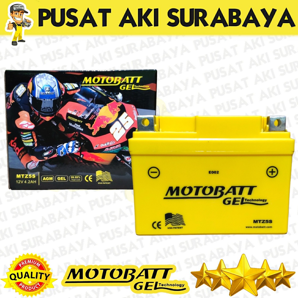 ⭐⭐⭐⭐⭐ BEST SELLER ACCU KERING MOTOBATT MTZ5S MOTOR MIO M3 VARIO HONDA BEAT YUASA GS AKI ASLI BERGARANSI YAMAHA SUZUKI