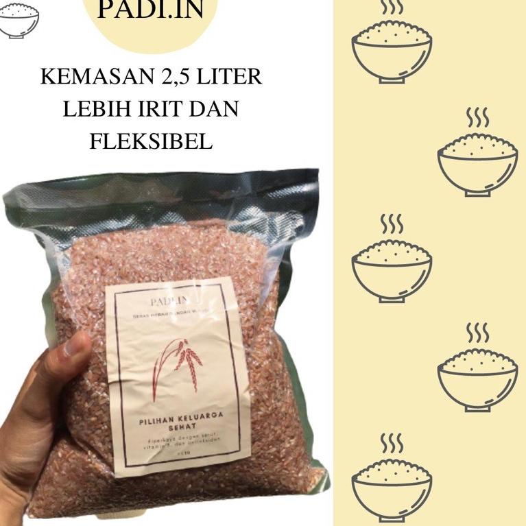 

TERBARU BERAS MERAH PANDAN WANGI PULEN ENAK MURAH DIET 2,5 LITER VACUM & FREE BUBBLE WRAP