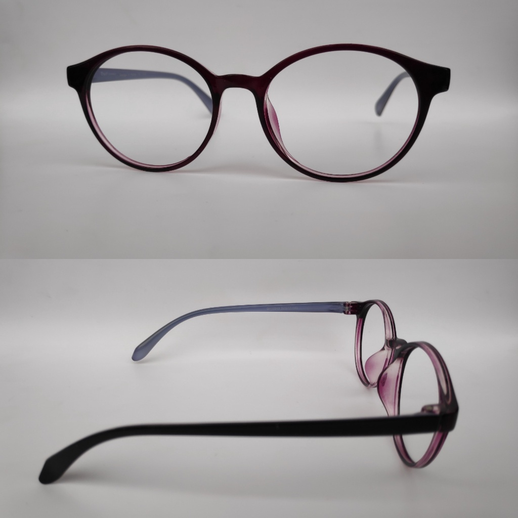Kacamata 19949 Lensa ANTI BLUERAY BLUECROMIC Kacamata Murah Anti Radiasi Kaca Mata Minus Wanita Pria / Eyeglass / BS