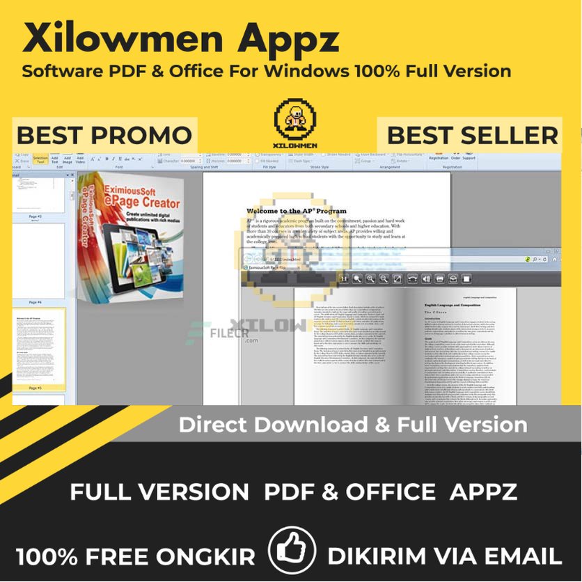 [Full Version]  EximiousSoft ePage Creator Pro PDF Office Lifetime Win OS