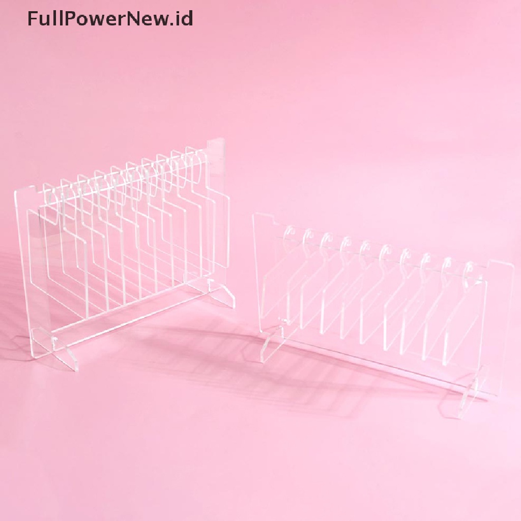 Power Nail Art Papan Pajangan Sample Kuku Palsu Display Gantungan Kuku Display Stand ID