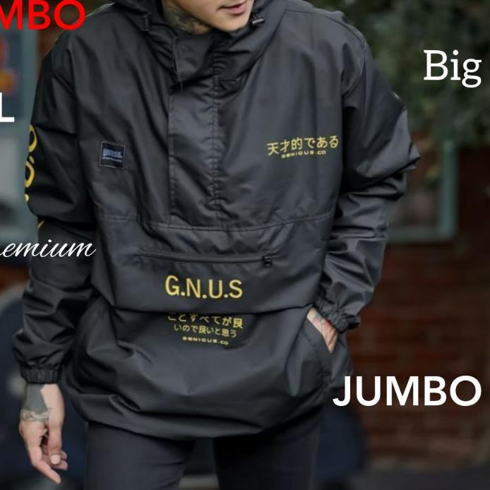➥ JAKET JUMBO PARASUT TASLAN XXL -XXXL JAKET PRIA JUMBO ✵