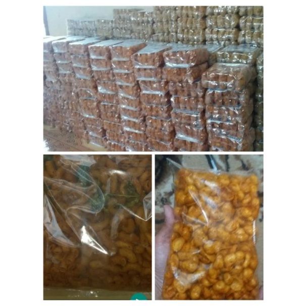 

makarni pedas,makaroni spiral,krupuk ikan