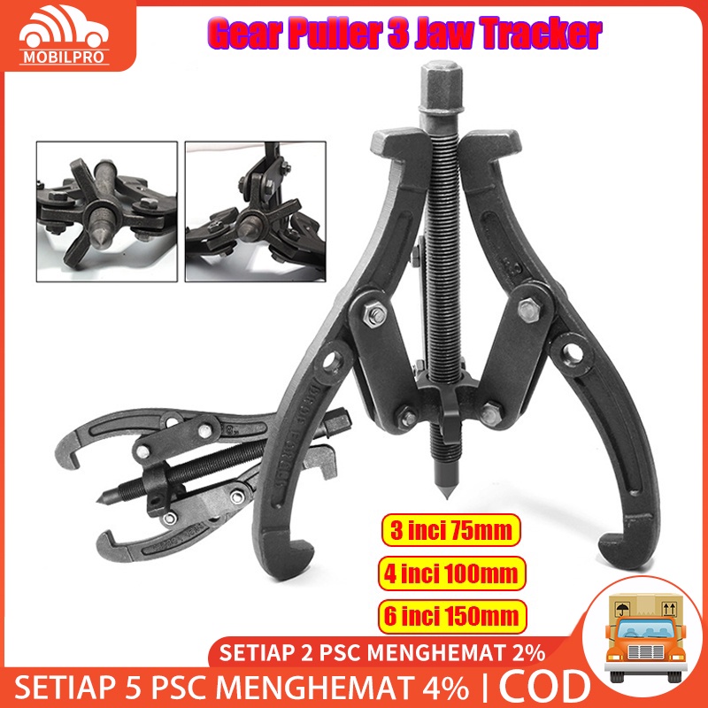 Treker 3 Kaki 3/4/6 Inch - Gear Puller 3 Jaw Tracker - TREKER - TRAKER - ALAT MELEPAS BEARING,alat pencabut bearing laher ALAT MELEPAS BEARING - ALAT MELEPAS LAHER