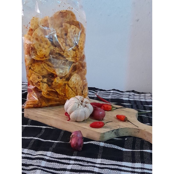 

KERIPIK TEMPE PEDAS GURIH BIKIN NAGIH