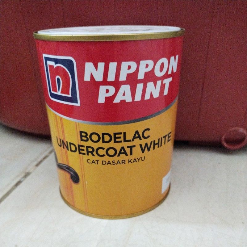 Nippon paint bodelac undercoat white cat dasar kayu putih 1 kg