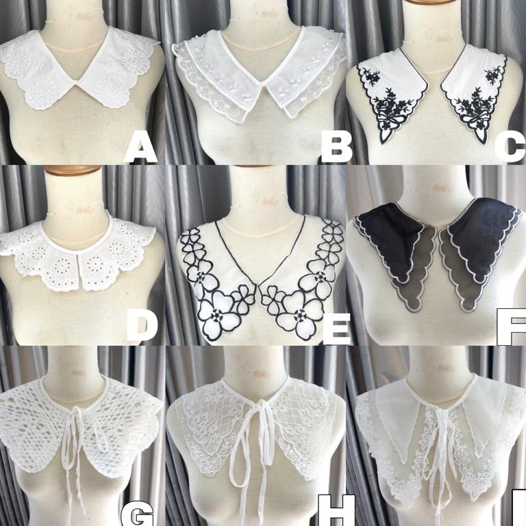 [ SALE ]  Fake collar / Kerah palsu / Renda kerah / Kerah instan