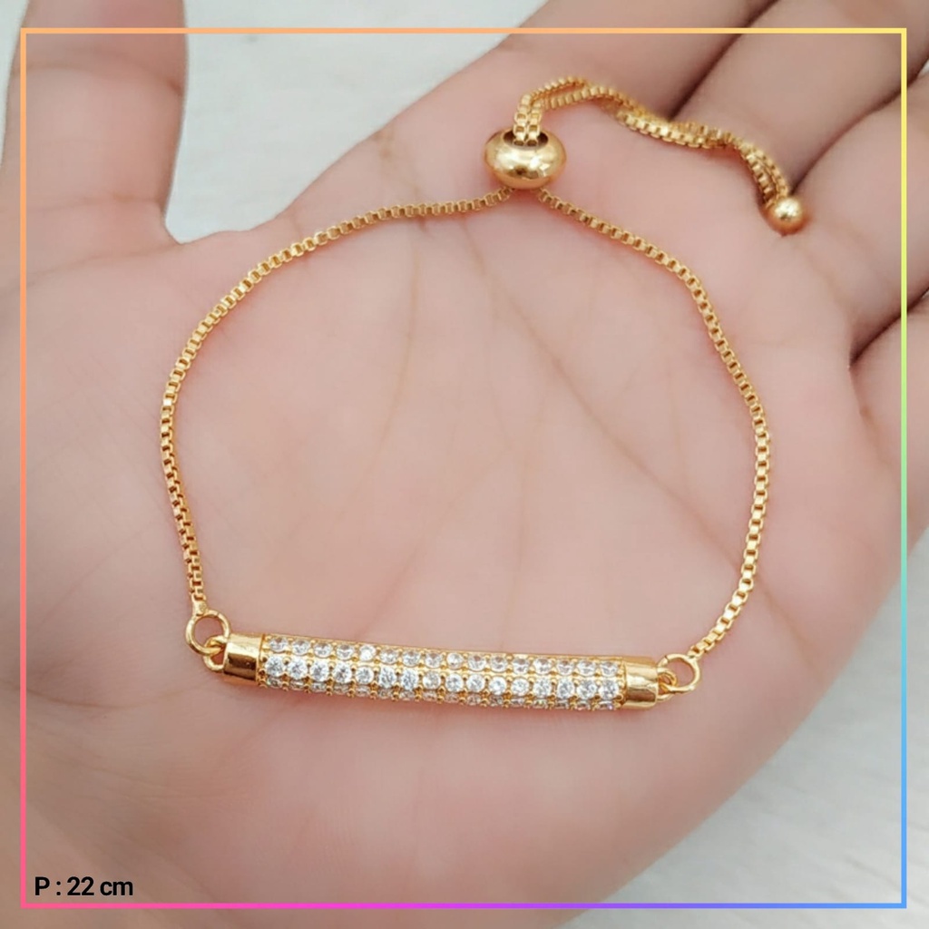 Gelang xuping gelang dewasa serut lapis emas gold GL 003