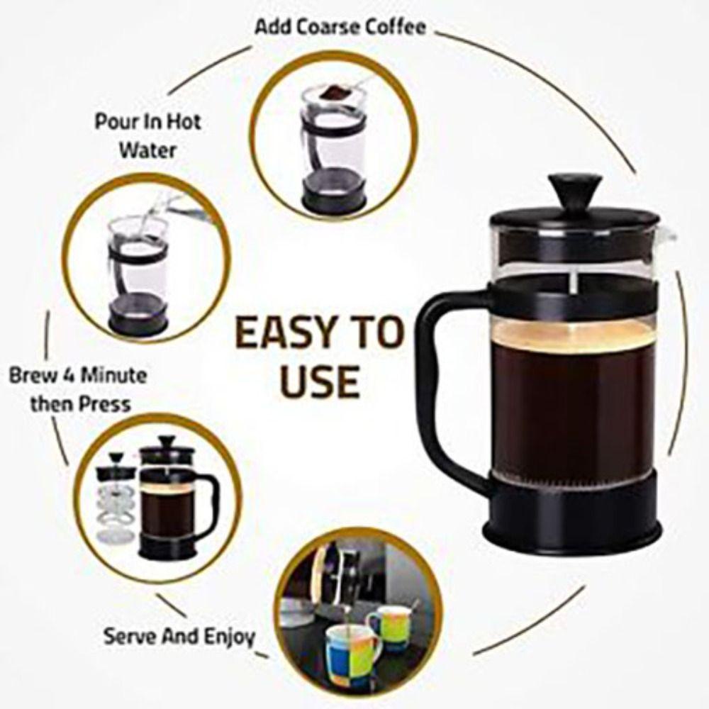 Solighter Coffee Maker Fine Filtration 1000ML Coffee Hand Brew Saringan Kopi