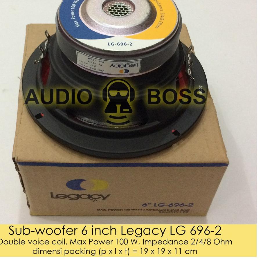 ➶ Speaker Subwoofer 6 inch Legacy LG 696-2 / Subwoofer 6" Legacy LG 696-2 Legacy LG 696 ➶