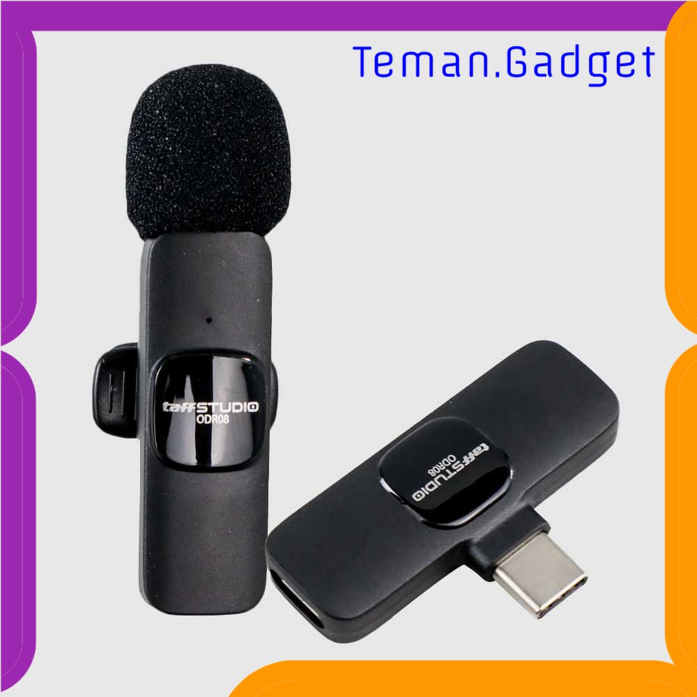 TG - KMR TaffSTUDIO Wireless Lavalier Lapel Microphone Vlogger USB Type C - HO86/ODR08