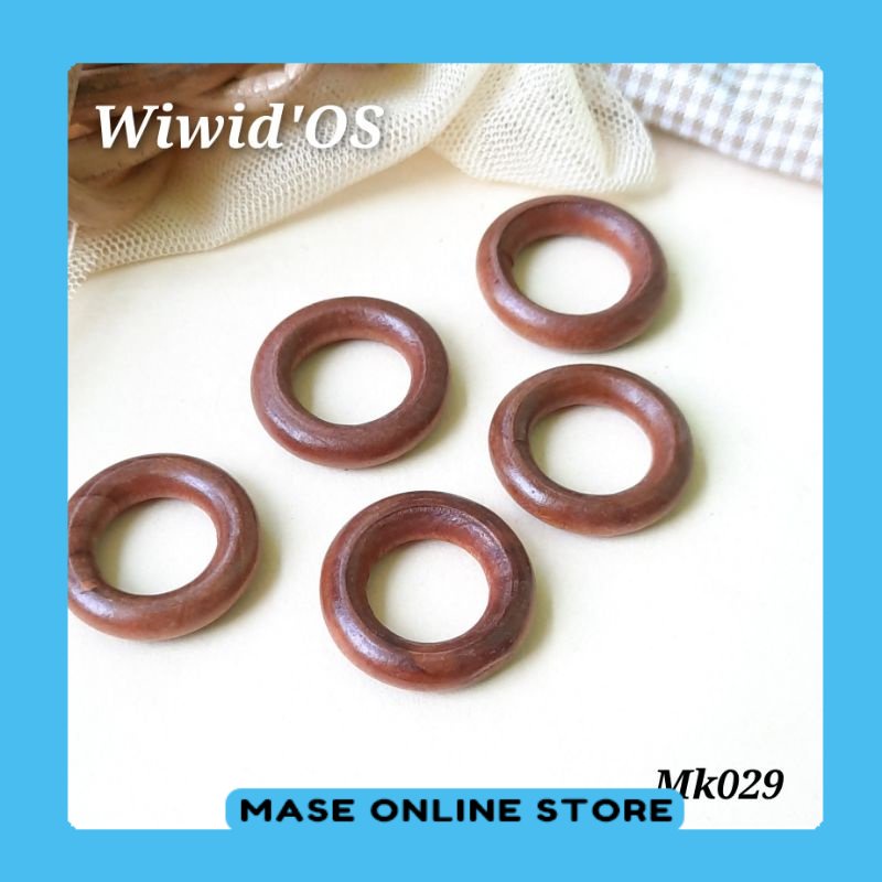 MST (8 bj) RING KAYU 2,5 CM MK029 MASESTORE