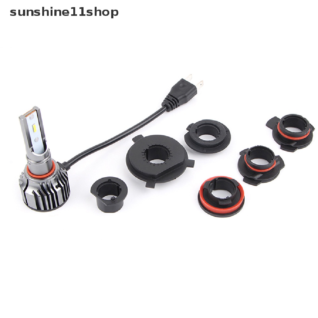 Sho Dudukan Soket Adaptor Base Bohlam Headlight LED Mobil H1 H4 H7 H11 9005 9006 9012 Tahan Suhu Tinggi Chuck Lampu LED Mobil N