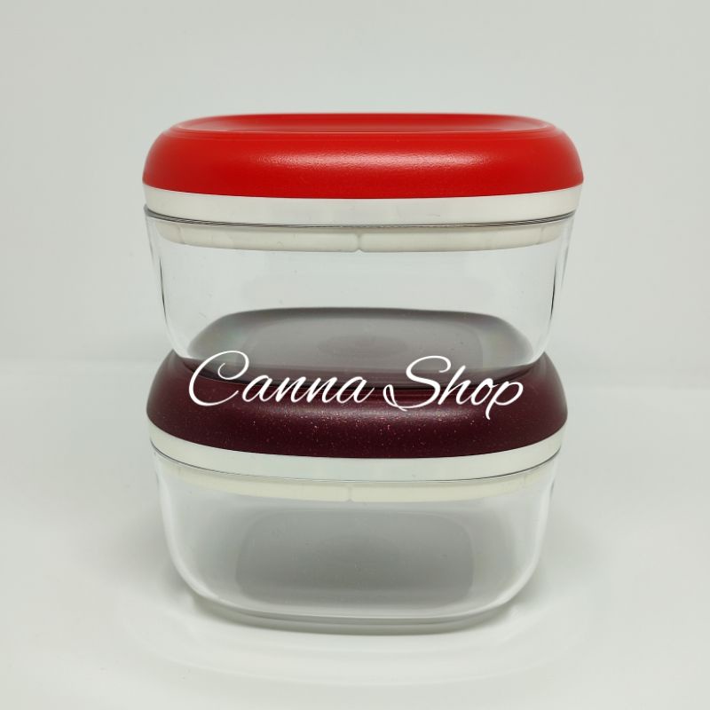 Clear Crystal Canister Tupperware