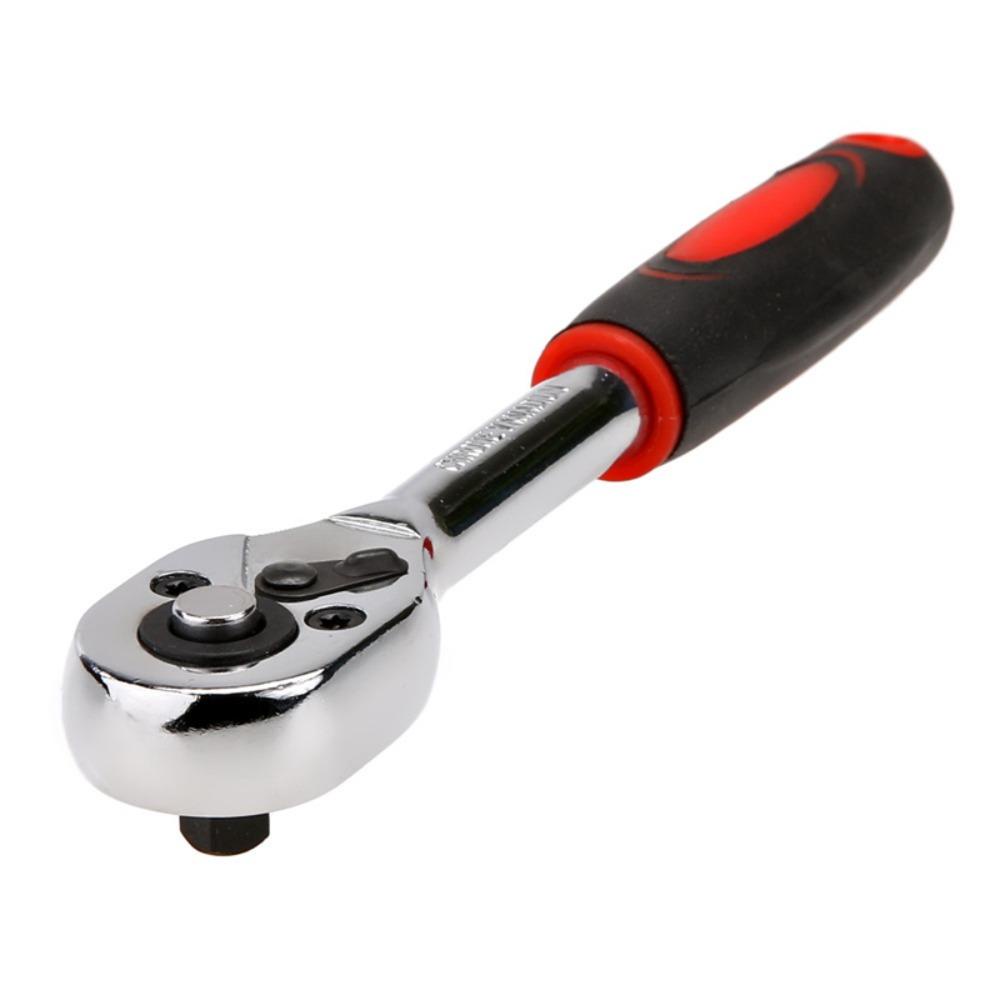 POPULAR Populer Ratchet Wrench Quick Release 24gigi1/4&quot; 3/8&quot; 1/2&quot;inch Ratchet Socket Two-way Spanner