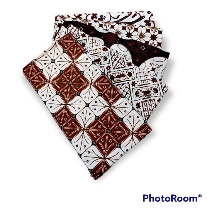 ➳ Kain batik panjang jokjan/jarik/kain panjang /putih ✦