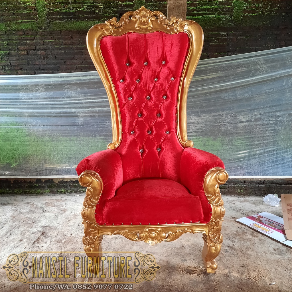 Kursi Raja Ukiran Jepara, Kursi Tamu Syahrini 1 Seater