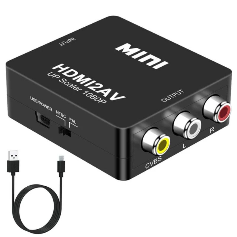Mini HDMI to AV converter