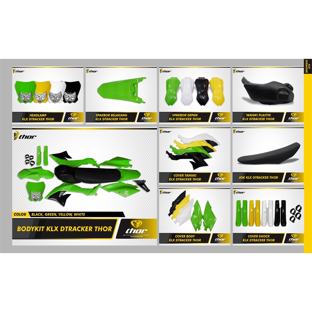 Body Set Kawasaki D-Tracker