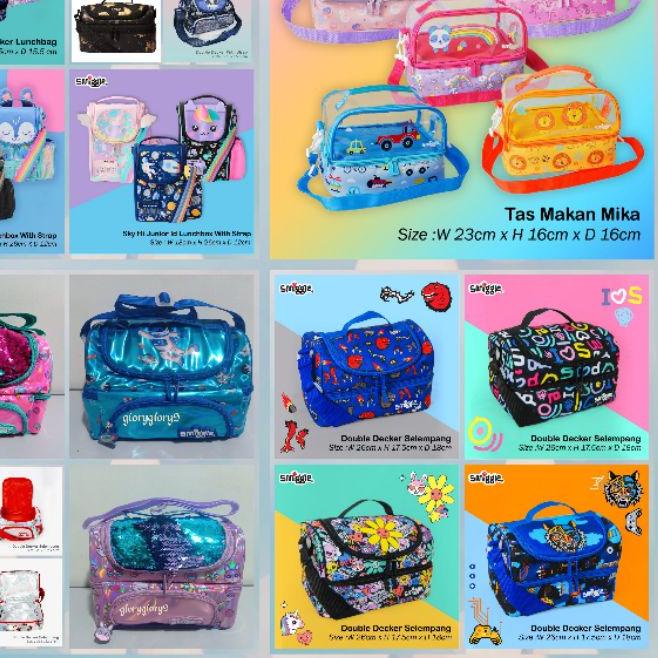 ✱ Smiggle double decker lunchbag/lunchbag Smiggle/TAs makan smiggle ✫