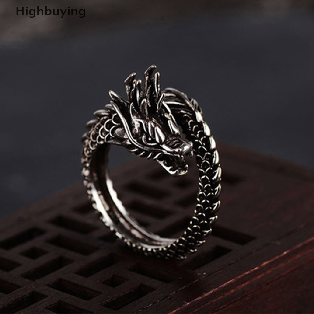 Hbid Halloween Horror Cincin Naga Cakar Cincin Gothic Gelap Punk Assertive Cincin Hadiah Glory