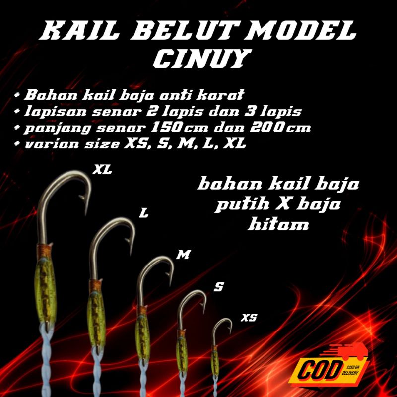 kail pancing belut kail bahan baja anti karat urek belut sawah anti mocel kail belut termurah model 
