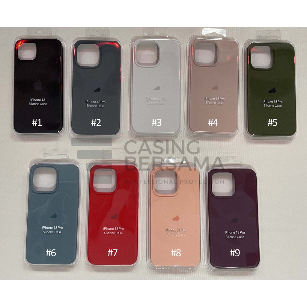 FULL CASE PREMIUM phone Silicone Untuk Type 13MINI 13/13PRO 13PROMAX