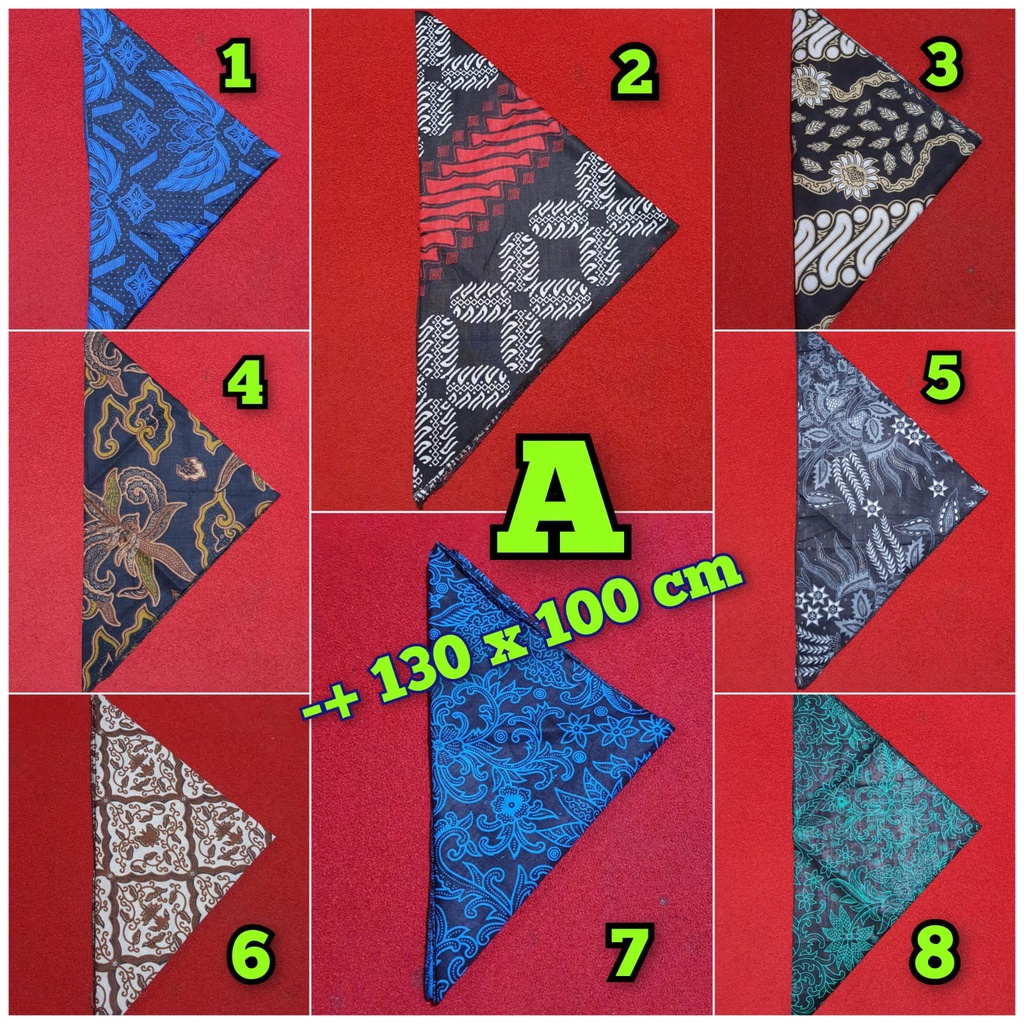 iket segi tiga slayer sunda jawa batik tradisional dewasa anak ubah bentuk suka suka 1,3 METER X100 CM (05)