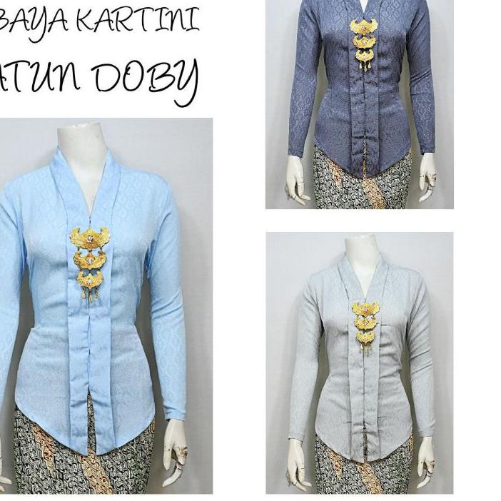 ☝ Indah KEBAYA MODERN KARTINI LENGAN PANJANG KATUN DOBY KEBAYA WISUDA KEBAYA KATUN KEBAYA AKAD KEBAY