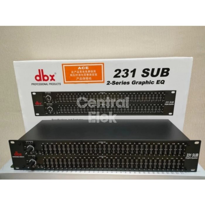 Equalizer DBX 231 Sub Output Sub Grade A