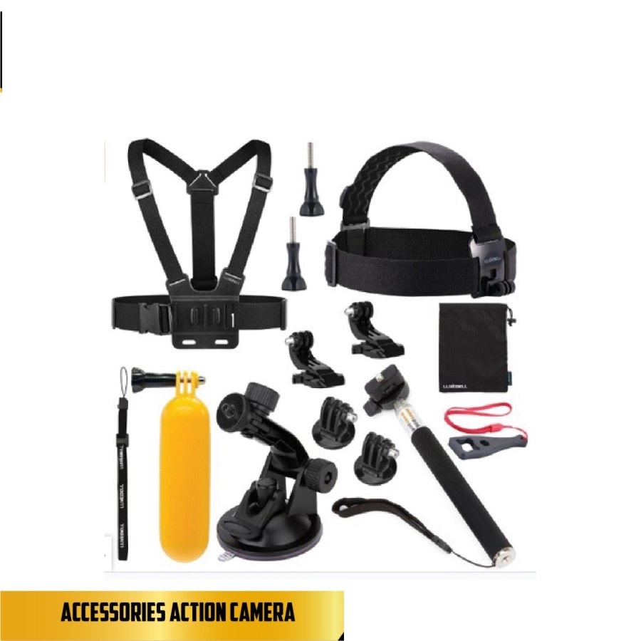 GoPro Hero 9 Black + Aksesoris Full Set Paket N29 For Action Cam