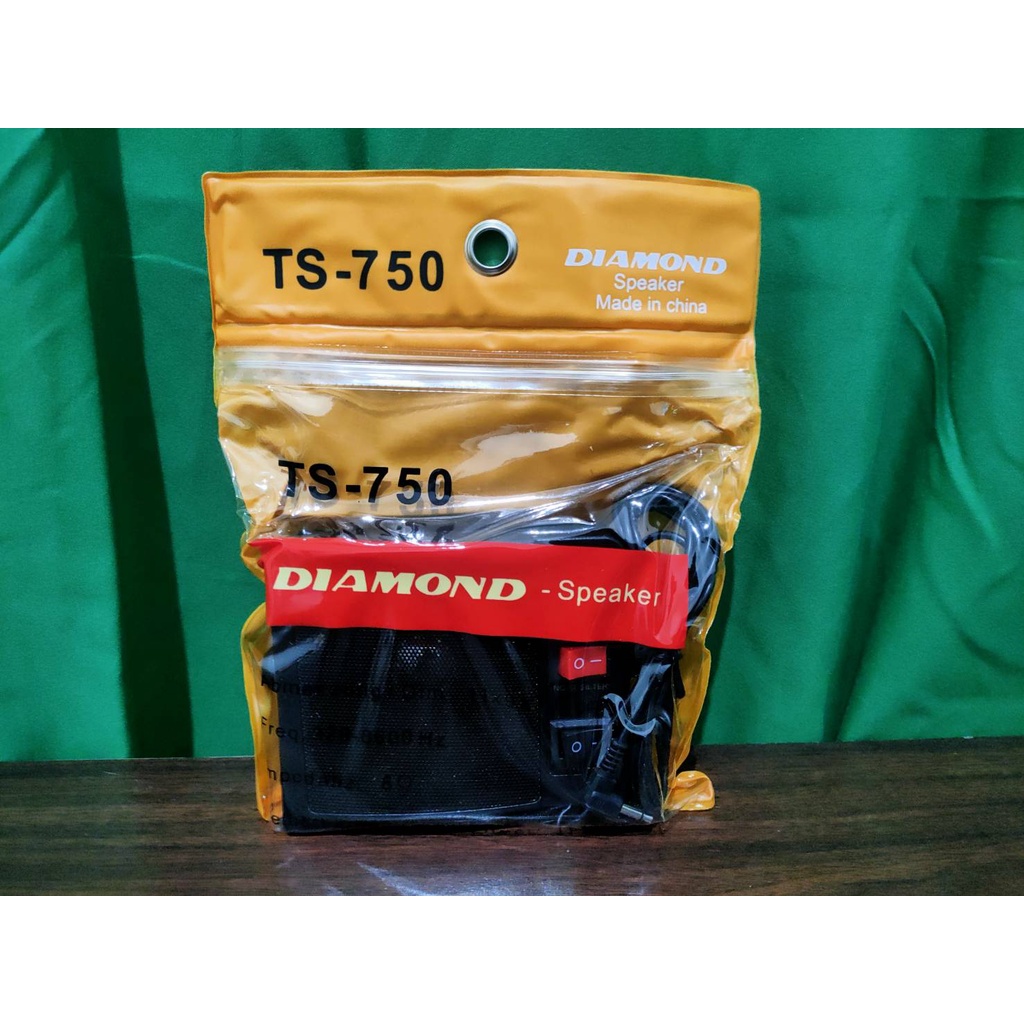 Speaker TS750 Diamond Speaker Tambahan TS-750 TS750 Speaker Radio Rig HT Spiker SSB HF Kenwood Icom 