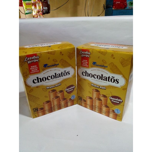 

chocolatos wafer roll isi 24 pcs