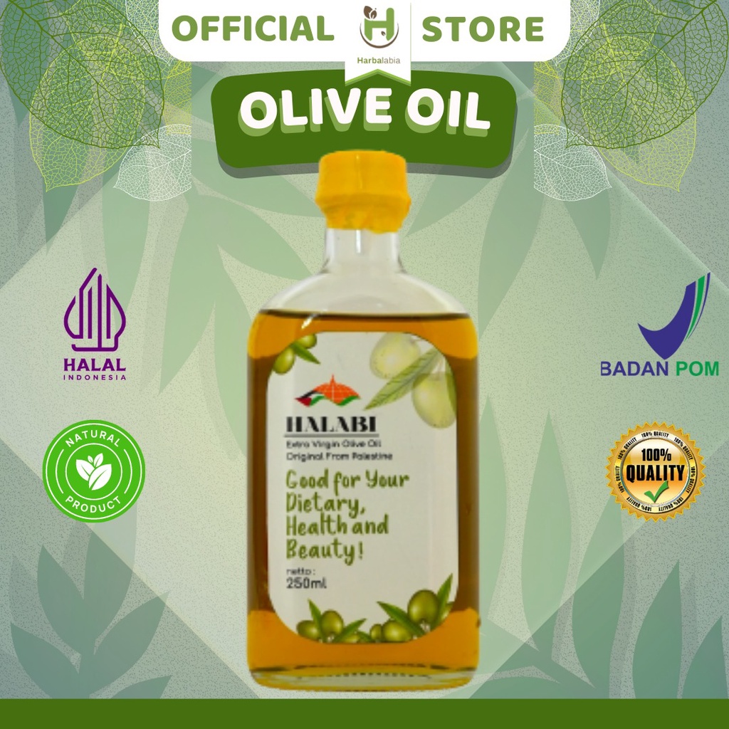 Minyak Zaitun HALABI 250 ml Olive Oil Extra Virgin EVOO