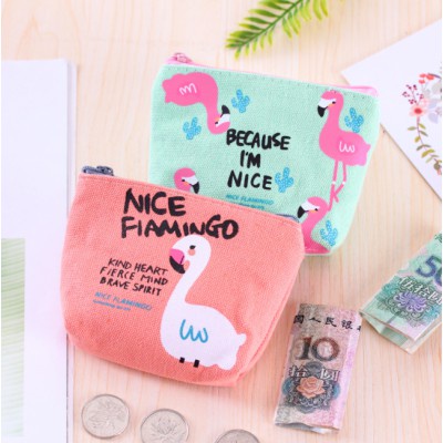 ⭐️𝐈𝐇𝐒 𝟎𝟐𝟑 𝐋𝐚𝐦𝐩𝐮𝐧𝐠⭐️Dompet Koin Wanita Pouch Mini Flamingo Coin Purse