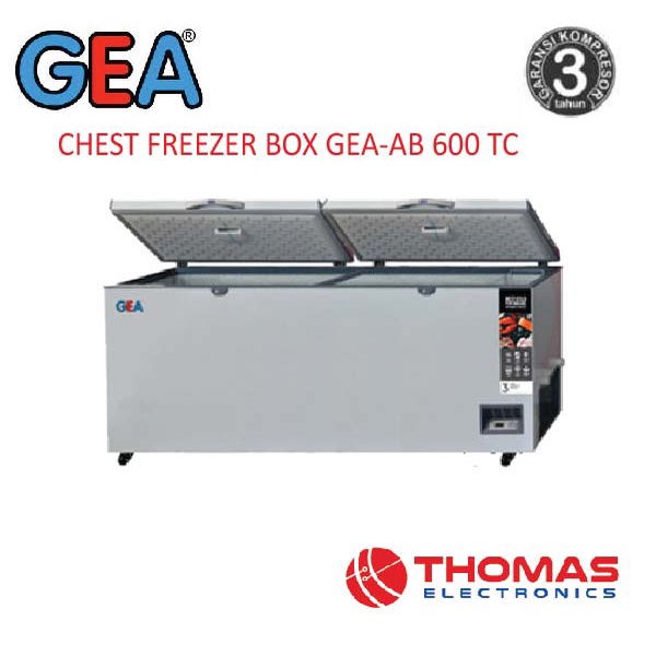CHEST FREEZER BOX GEA AB 600 TX 600TX Garansi Resmi