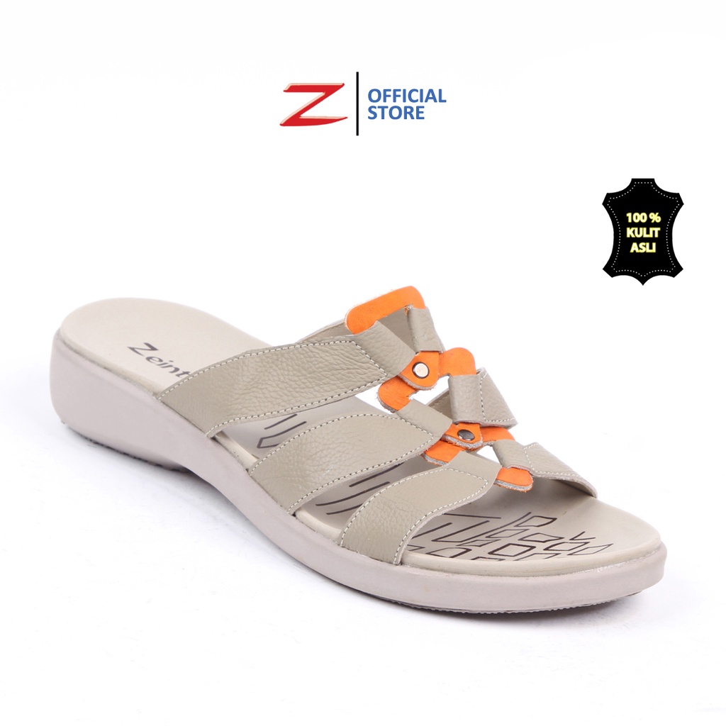 Zeintin - Sandal Kulit Wanita Wedges Original Zeintin Sandal Jepit Sandal Slide WR