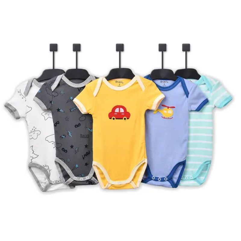 Carter Jumper Bayi Laki Laki Lengan Pendek isi 5 Pcs P019