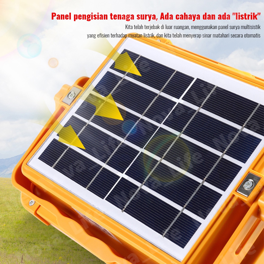 Beliajadulu88 Lampu LED Solar Emergency / Power Sel Surya / Lampu Panel Visalux VFL5550