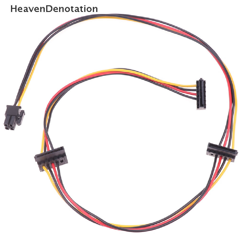 [HeavenDenotation] Conector Daya SSD 4Pin Ke 2-Port Untuk HP 6000 6200 6300 8000 8200 Mainboard HDV